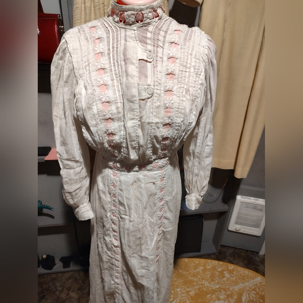 1900's Edwardian lace dress.